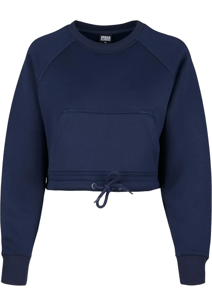 

Толстовка URBAN CLASSICS " Urban Classics Ladies Oversized Short Raglan Crew", цвет Midnightnavy