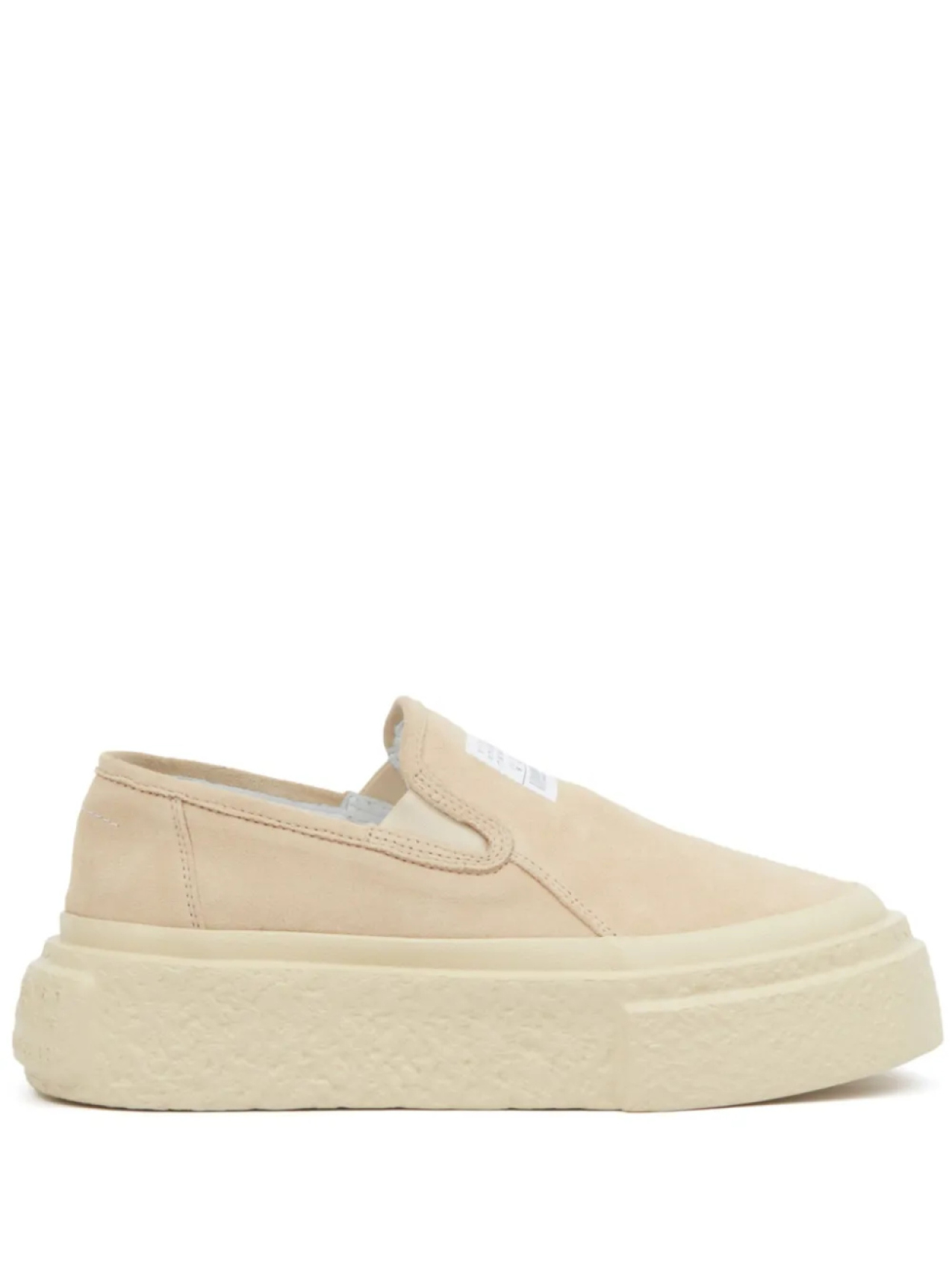 Кожаные кроссовки MM6 Maison Margiela, нейтральный