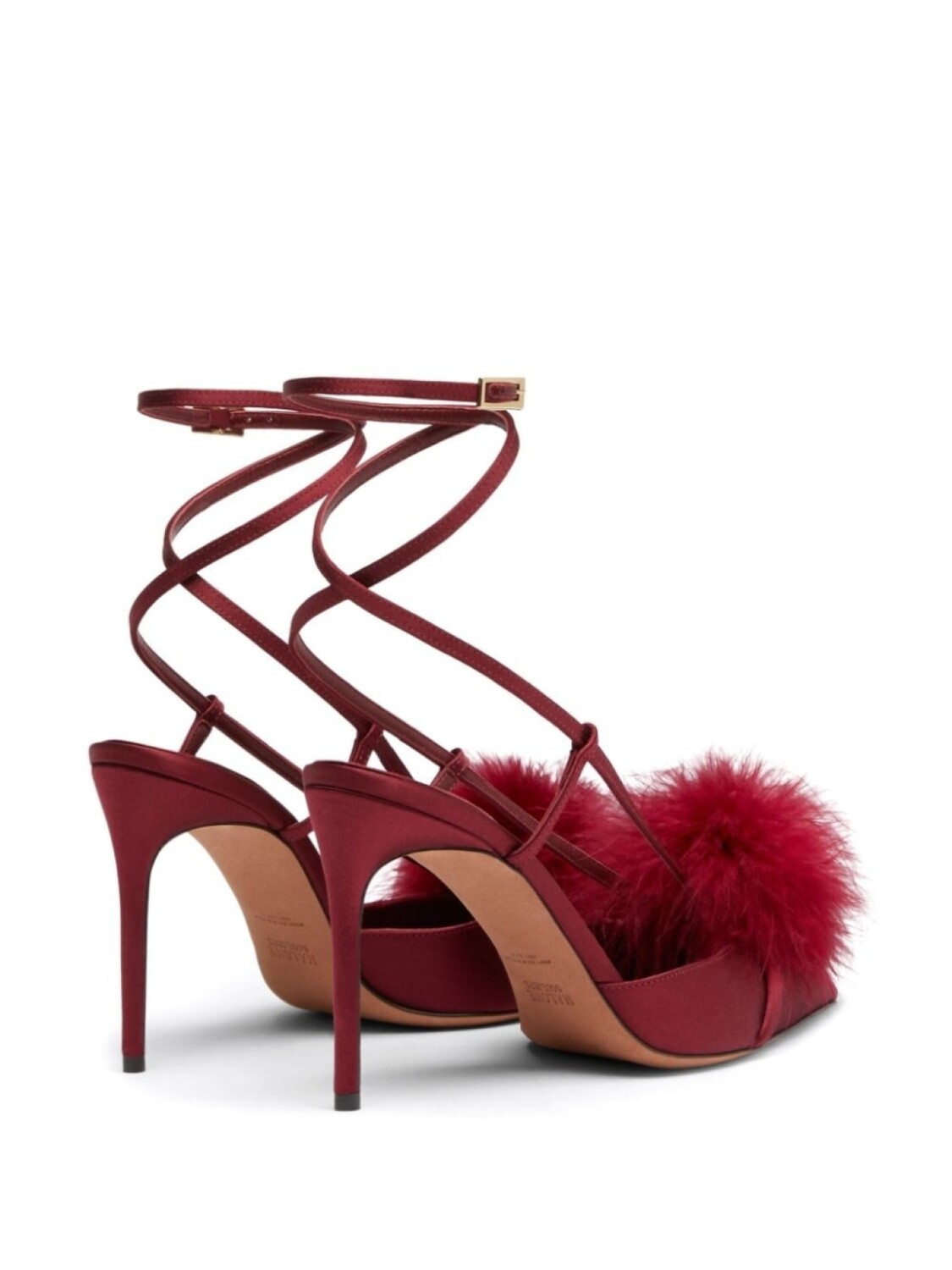 Malone Souliers туфли Rafaella 90 с ремешком на пятке, красный — фото 3