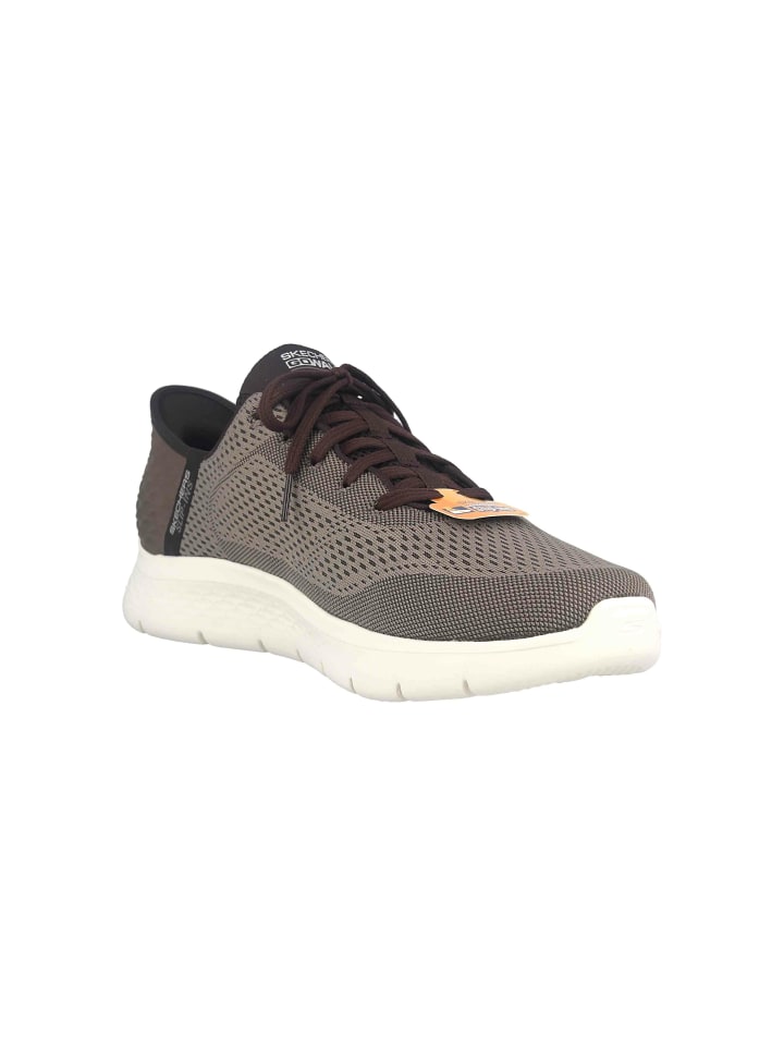 Мужские кроссовки коричневого цвета Skechers — фото 4