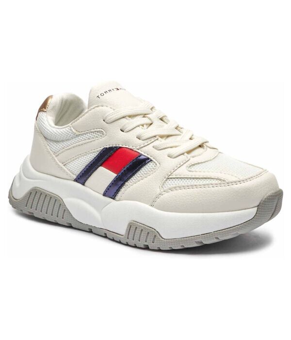 

Кроссовки детские Tommy Hilfiger комбинированные, белый