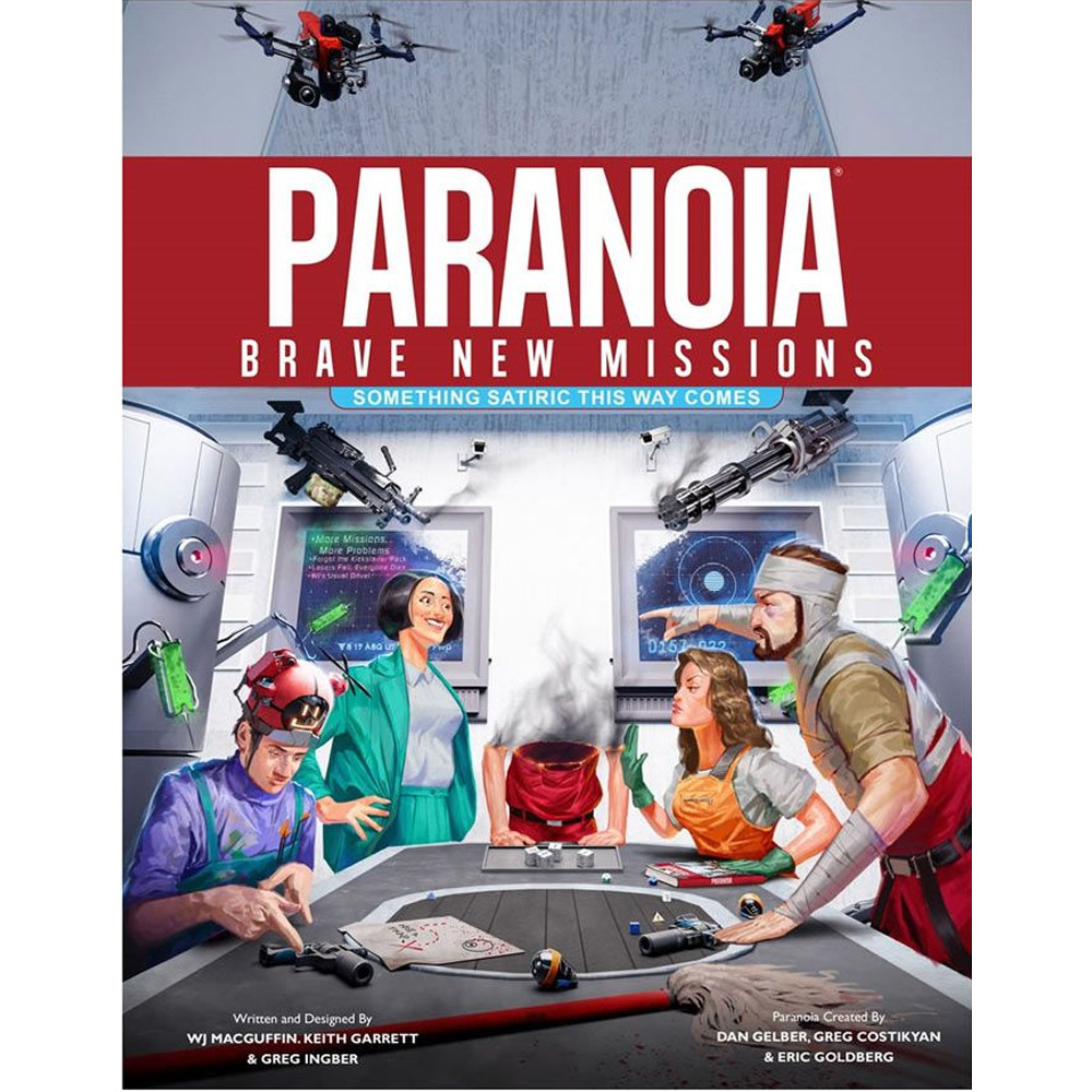 

Ролевая игра Mongoose Publishing Paranoia RPG: Brave New Missions - Something Satiric This Way Comes