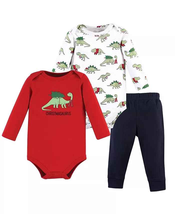 

Детский комплект для мальчиков Hudson 3Pc с длинным рукавом и штанишками Hudson Baby, красный