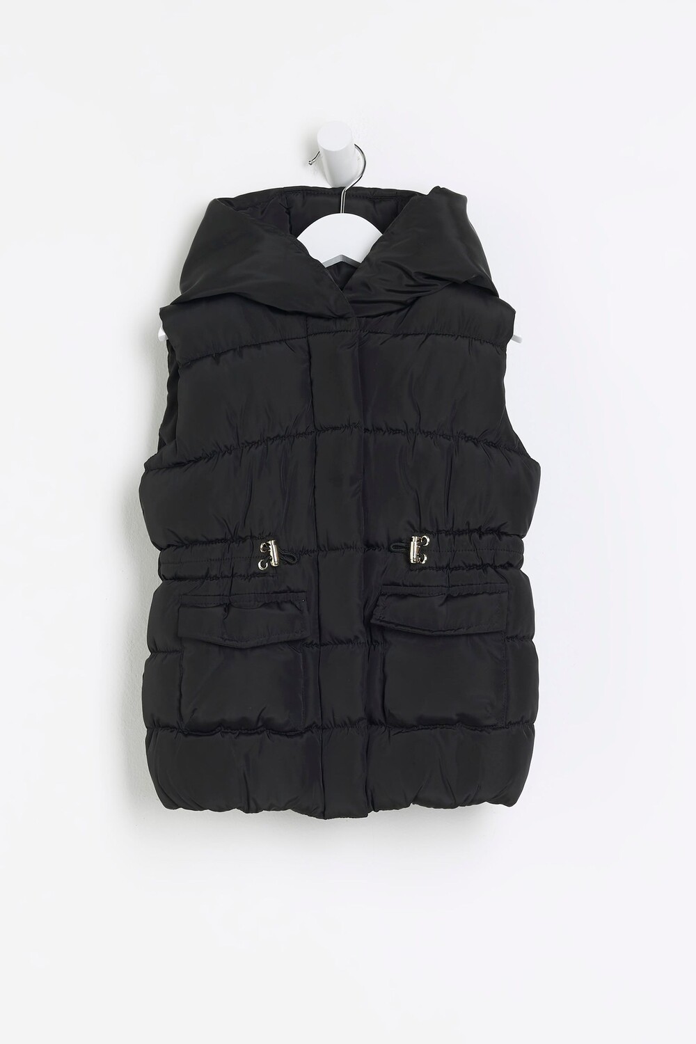 

Пуховой жилет River Island, черный