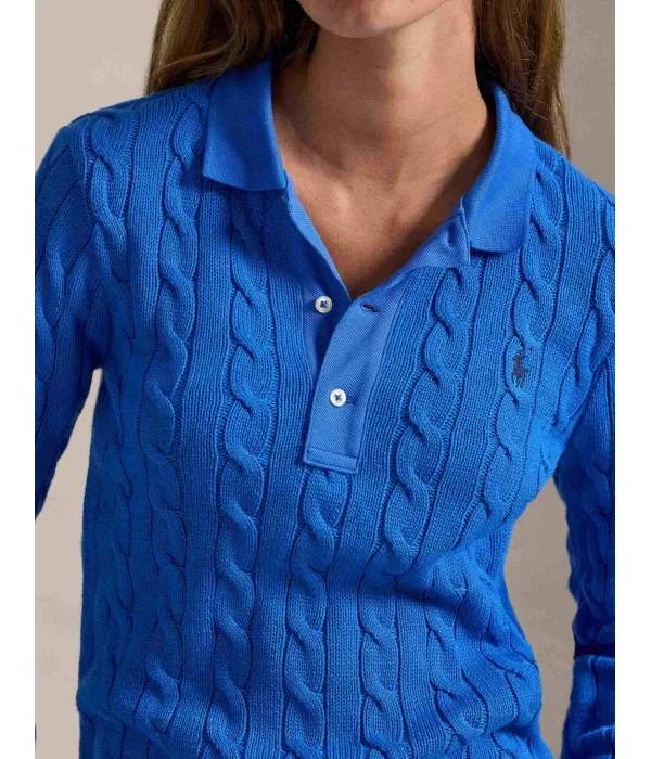 Полюс classic fit Polo Ralph Lauren, синий — фото 4