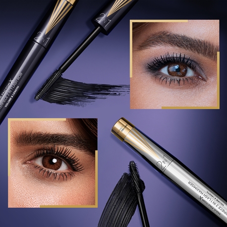 Тушь для завивки и увеличения объема ресниц 2 в 1 Max Factor Masterpiece Lash Wow, Midnight Black 7 ml — фото 4