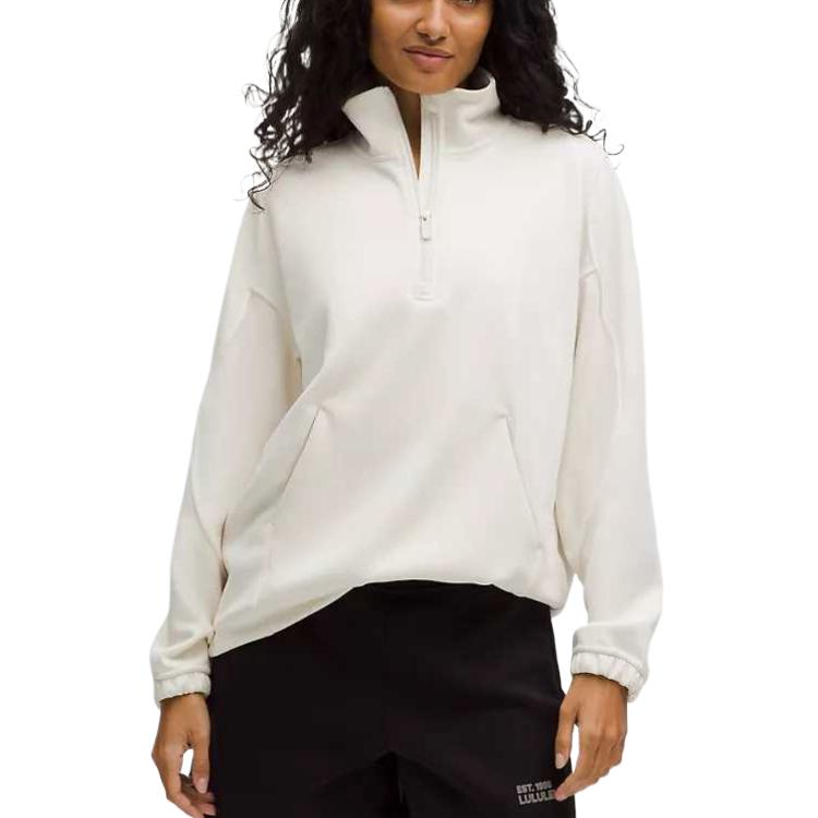 

Софстрим свитшот для женщин Lululemon, светлая слоновая кость, Бежевый, Софстрим свитшот для женщин Lululemon, светлая слоновая кость