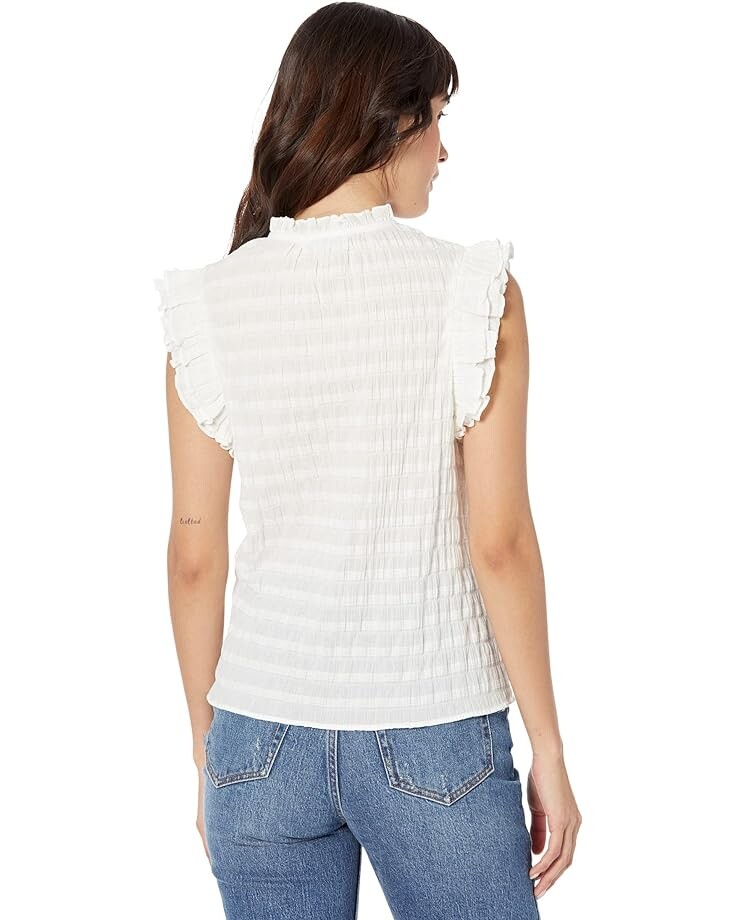 

Топ Steve Madden Hearts A Flutter Top, цвет Optic White