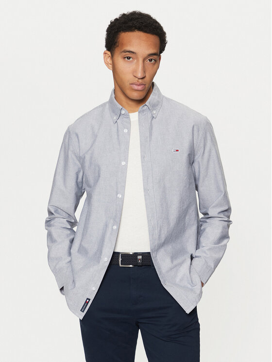 

Рубашка обычного кроя Oxford DM0DM20667 Tommy Jeans, синий