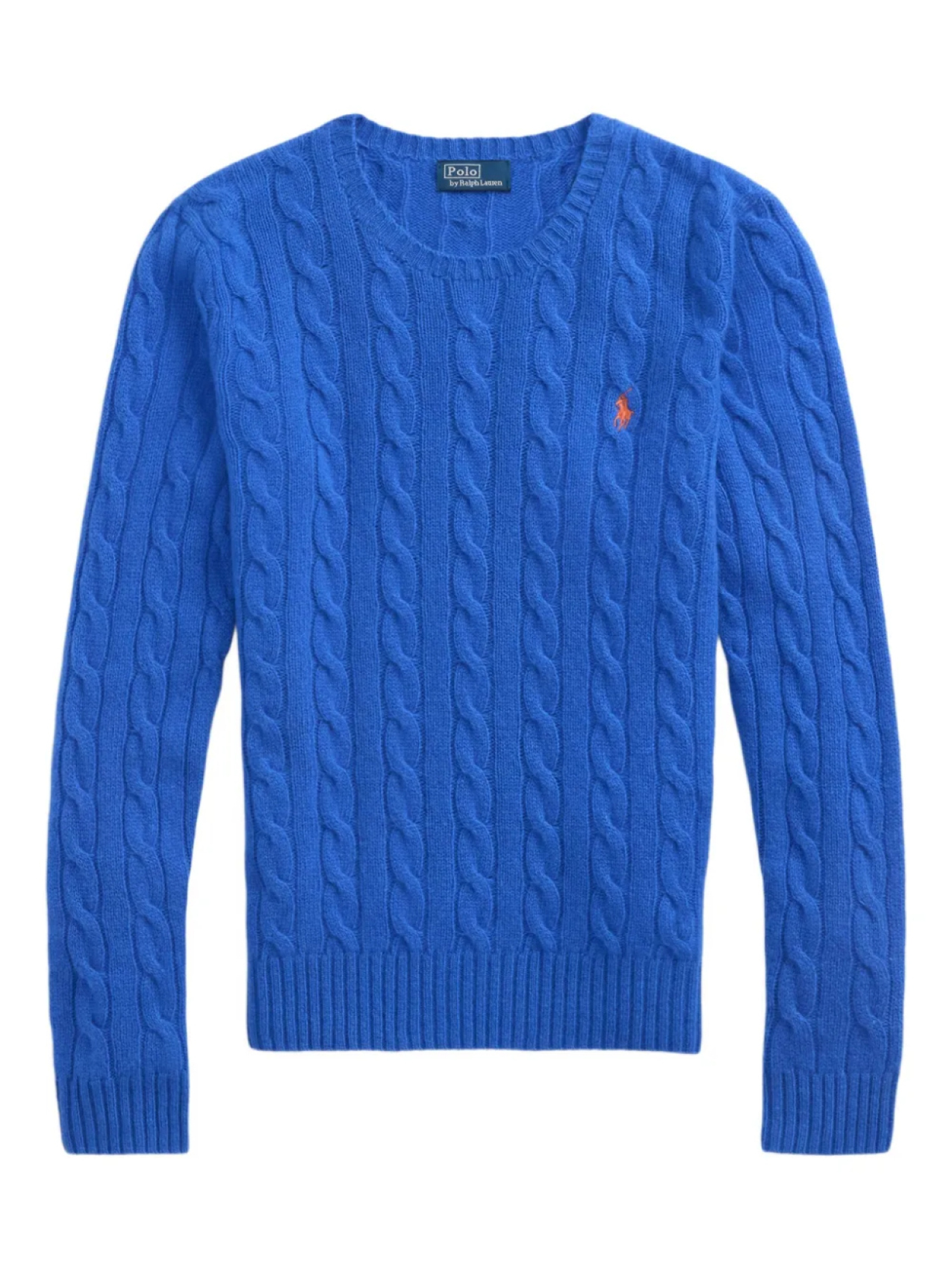 

Свитер косой вязки Polo Ralph Lauren, синий