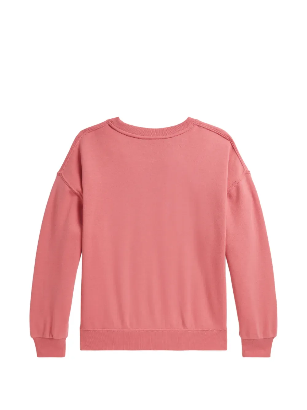 Толстовка с круглым вырезом и принтом Bear POLO RALPH LAUREN KIDS, розовый — фото 2
