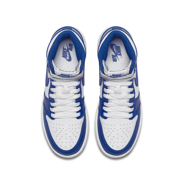Кроссовки 1 высокий og Air Jordan, синий — фото 4