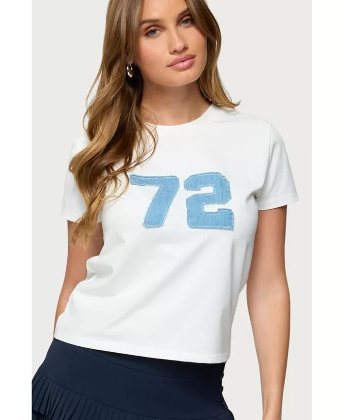 

Женская футболка 72 Edikted, белый