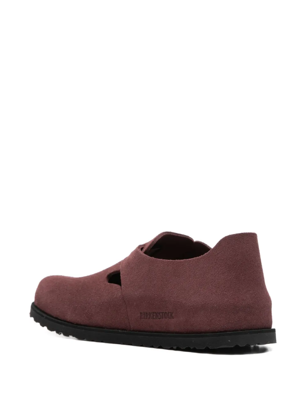 Замшевые туфли London Birkenstock, красный — фото 3