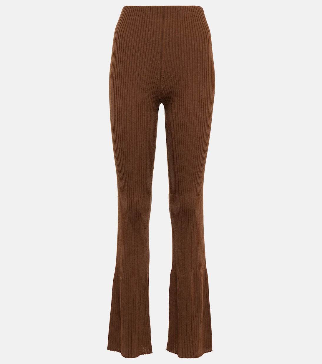 

Расклешенные брюки из натуральной шерсти с высокой талией Wolford, Saba