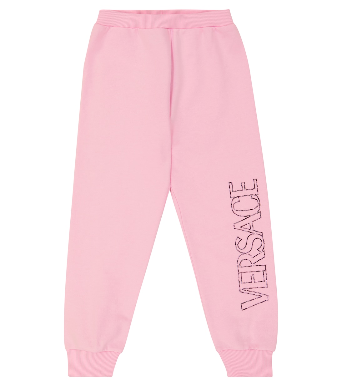 

Хлопковые спортивные брюки с логотипом Versace Kids, Candy+Candy