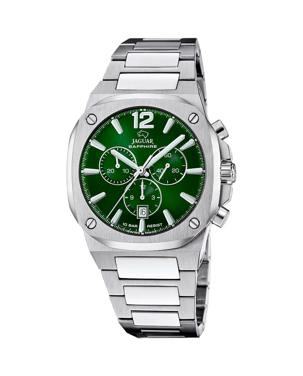 

J1025/2 Jaguar RC Серебристые мужские часы из стали, серебряный