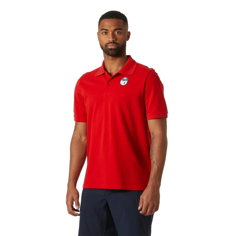 

Поло с коротким рукавом Helly Hansen Marstrand, красный