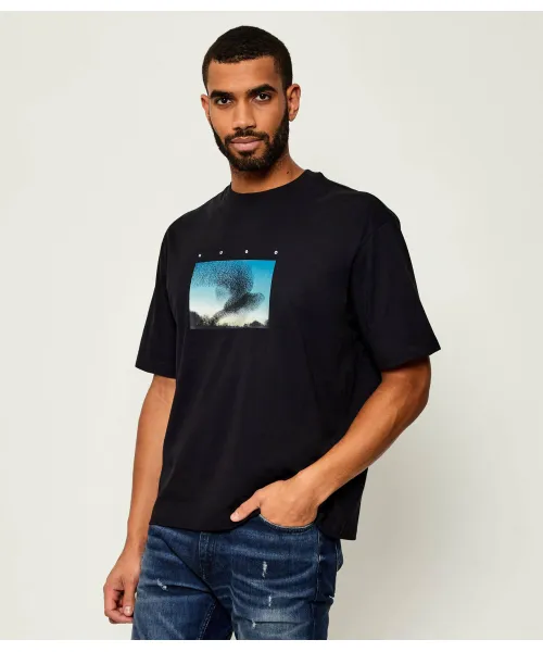 

Футболка Доризон Oversize fit Hugo, черный