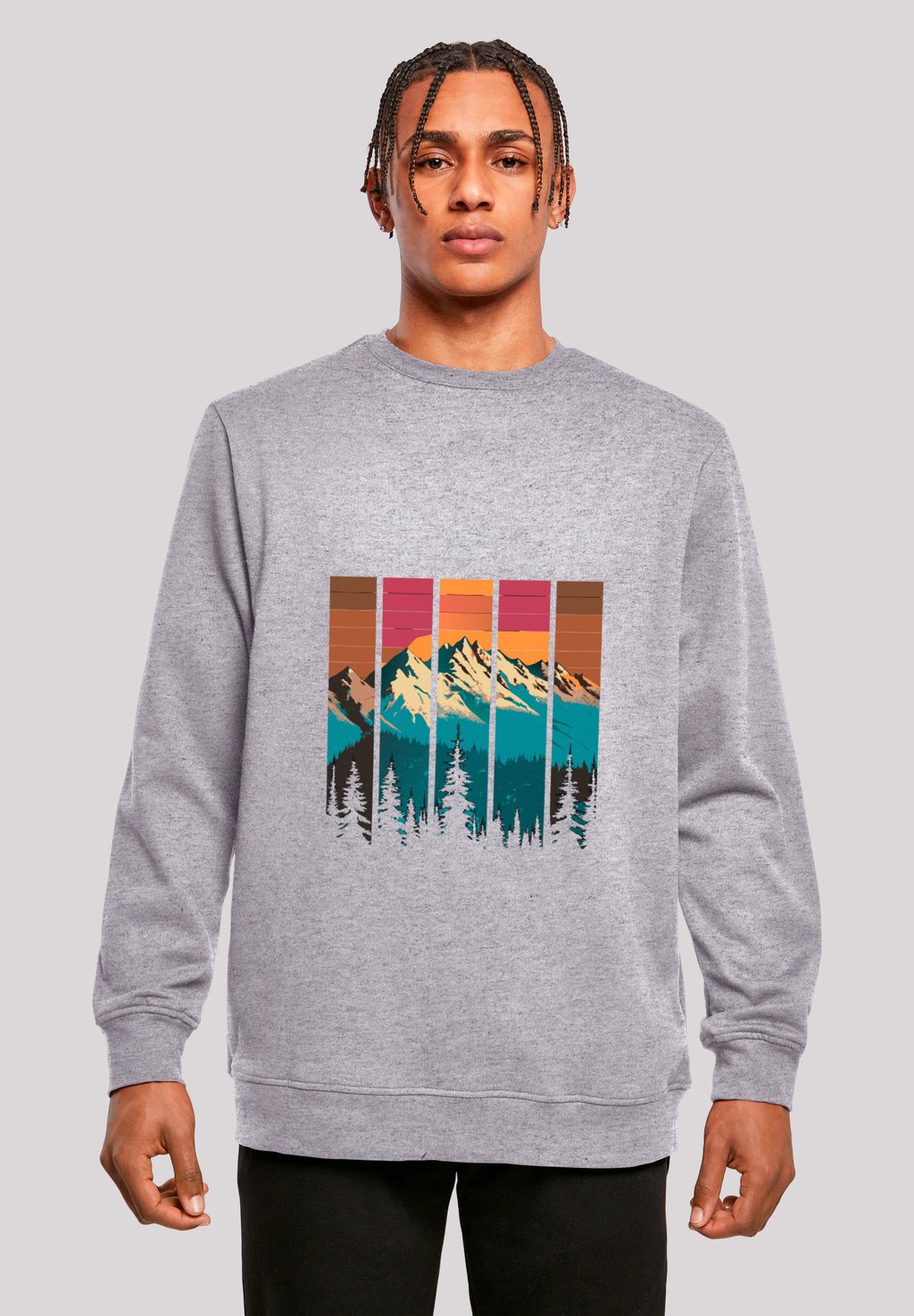 

Толстовка BERG SONNENUNTERGANG RETRO F4NT4STIC, серый