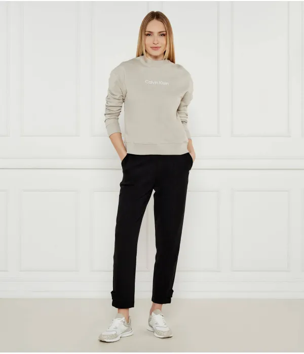 Толстовка с логотипом героя Regular fit Calvin Klein, бежевый — фото 2