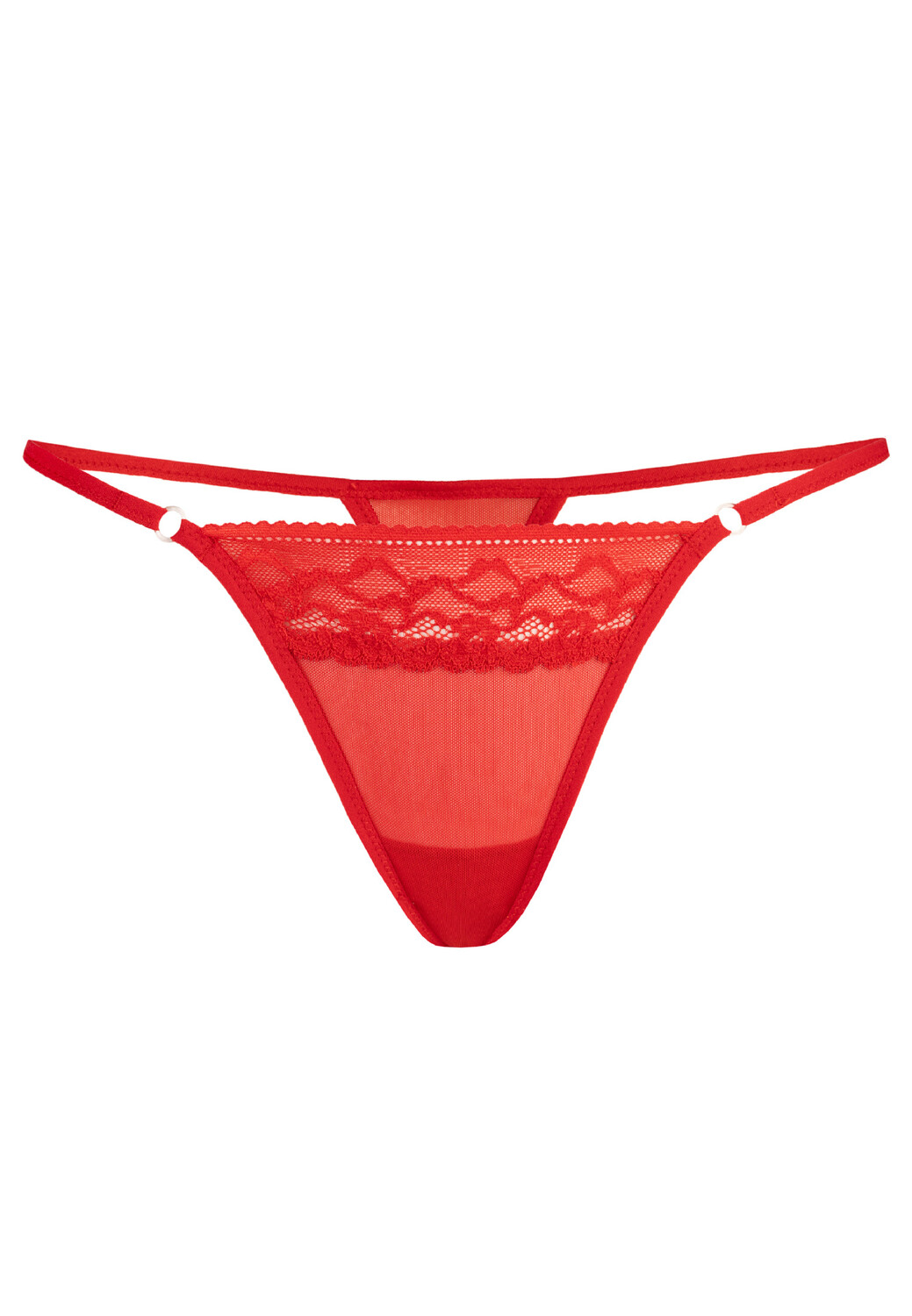

Стринги Teyli Damen Tanga mit floraler Spitze Erori, красный