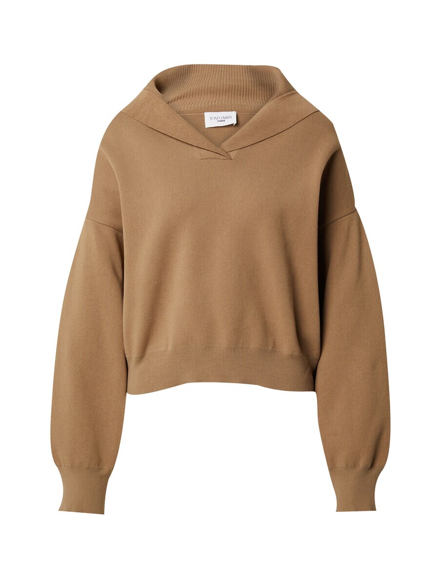 

Тонкий вязаный свитер ABOUT YOU x Toni Garrn Sweater Carmen, серо-коричневый