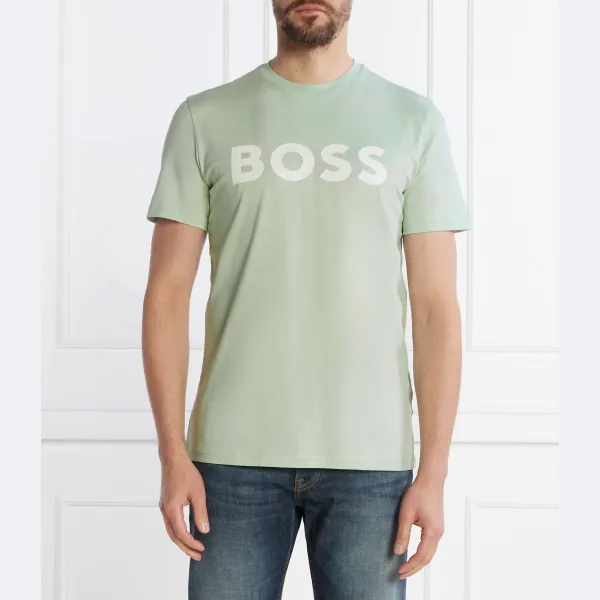 

Футболка Thinking 1 обычного кроя Boss, зеленый