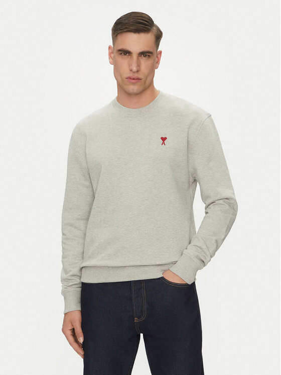 

Свитшот regular fit BFUSW035.730 Ami Paris, серый