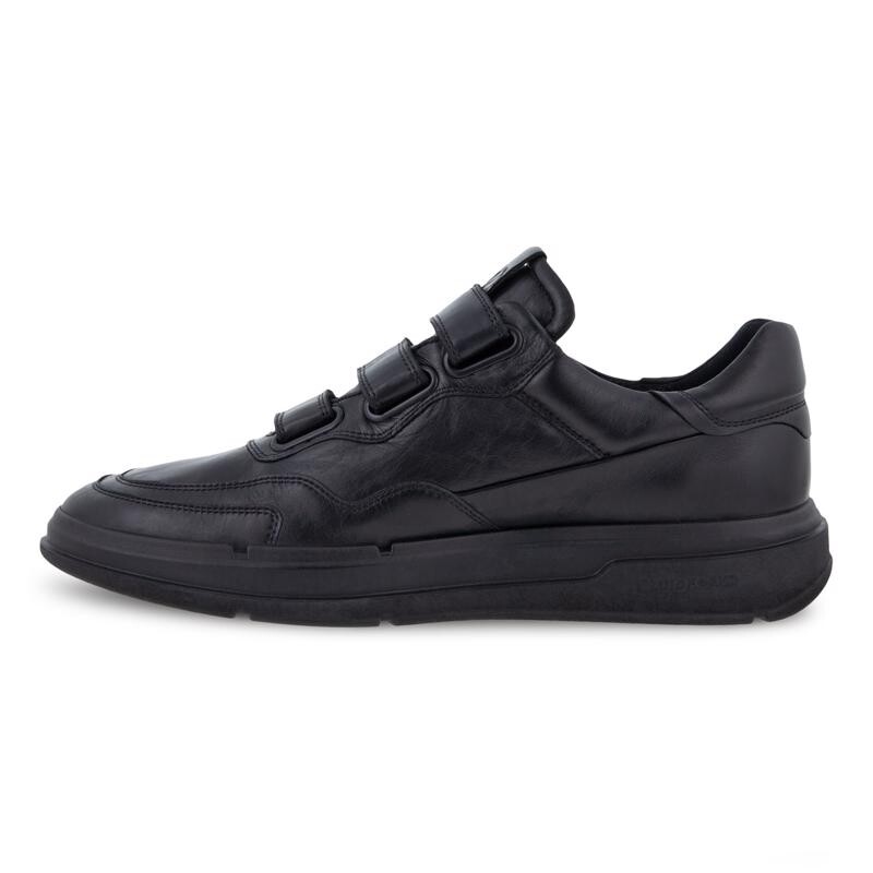 

Кроссовки ecco Skateboarding Shoes Men Low-top Black, черный
