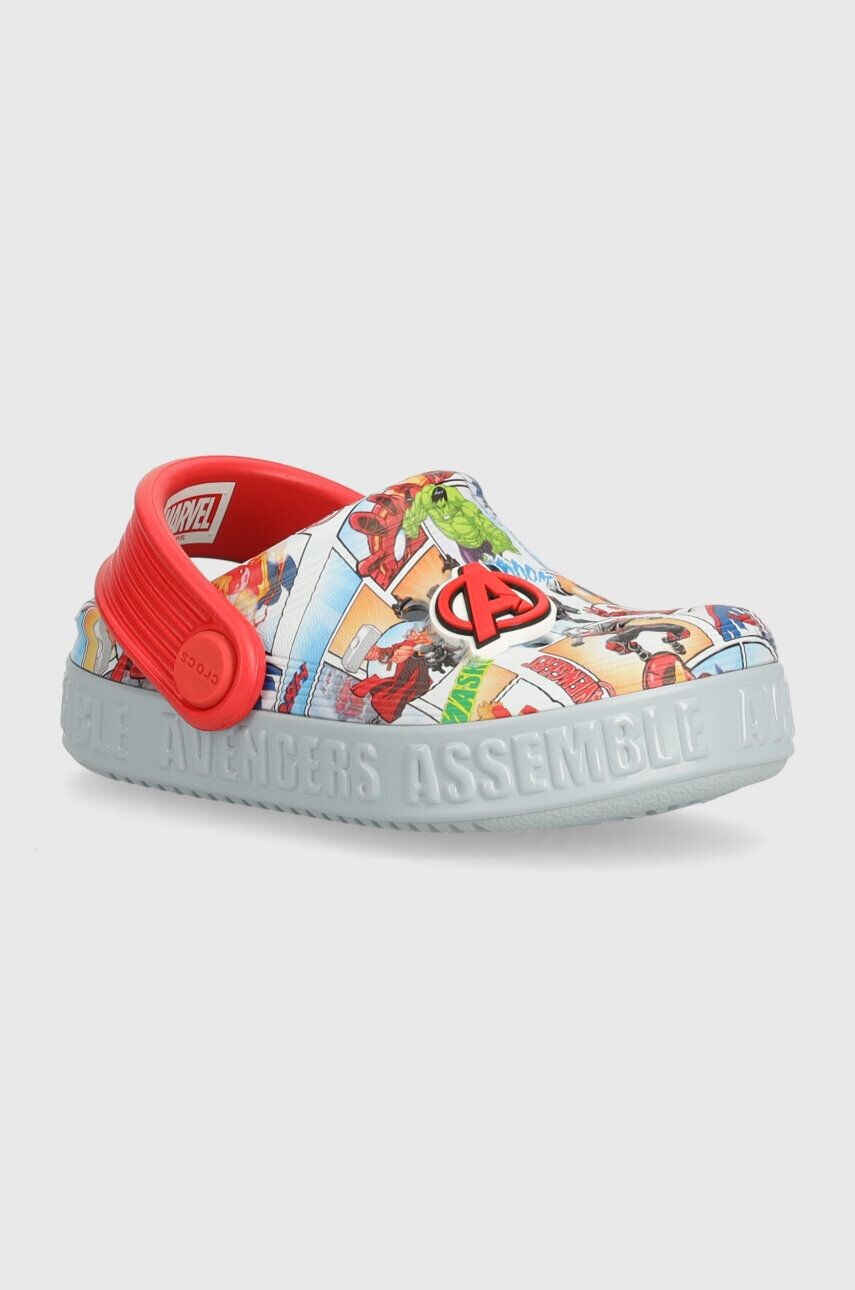

Детские тапочки Crocs Avengers Off Court Clg, серый