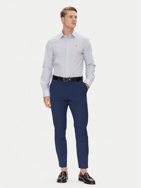 Рубашка обычного кроя MW0MW38960 Tommy Hilfiger, синий — фото 2