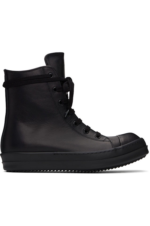 

Голливудские кожаные кроссовки Rick Owens, мультиколор