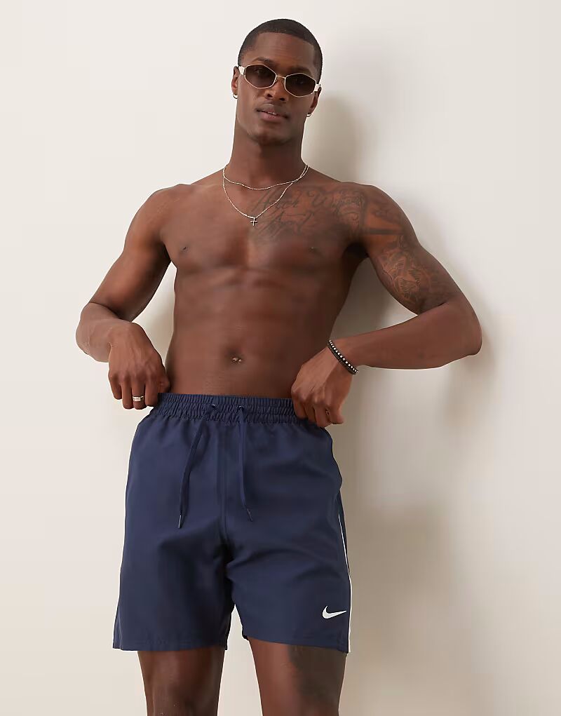 

Плавки-шорты Nike Volley 7 дюймов синего цвета Nike Swimming
