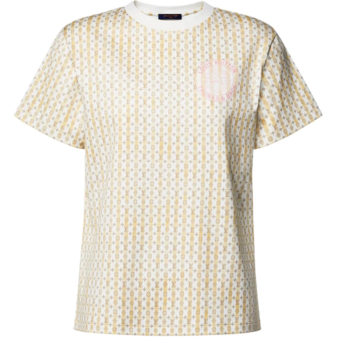Футболка Monogram Regular Sleeve LOUIS VUITTON желтая