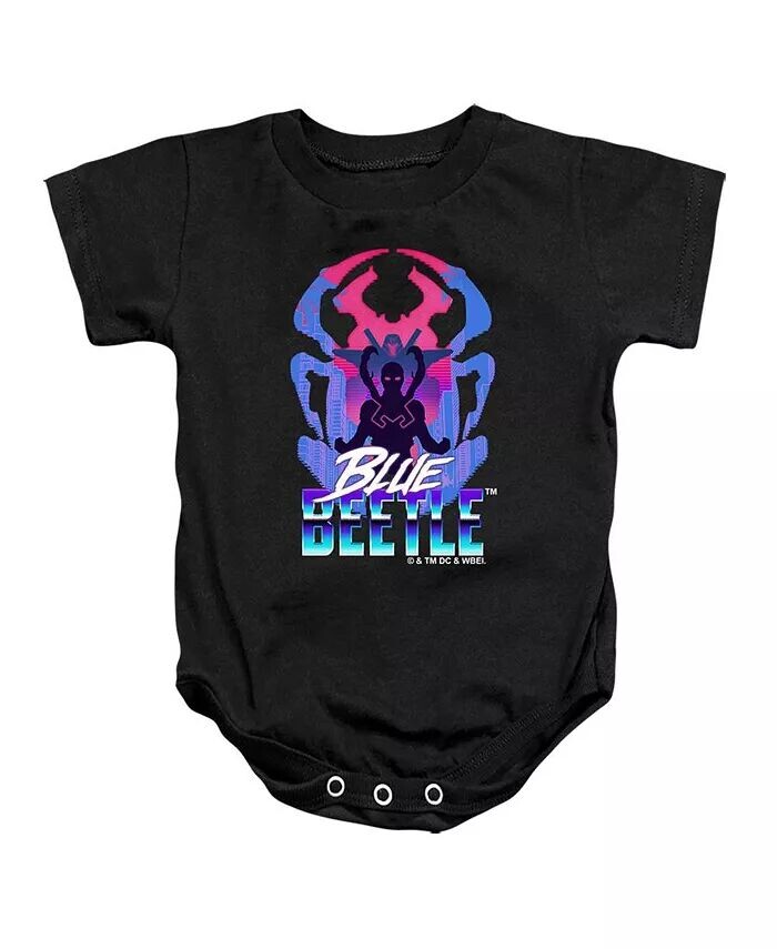 

Комбинезон для девочек Baby Girls Silhouette Snapsuit Blue Beetle, черный