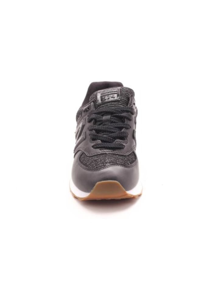 Кроссовки на шнуровке New Balance, черный — фото 2