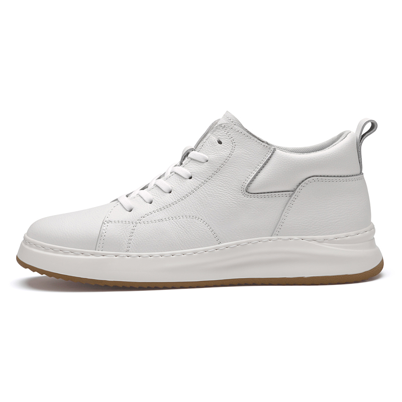 XIMO BULL Кроссовки для скейтбординга с амортизацией мужские мид-топ хаки, цвет Khaki — фото 3
