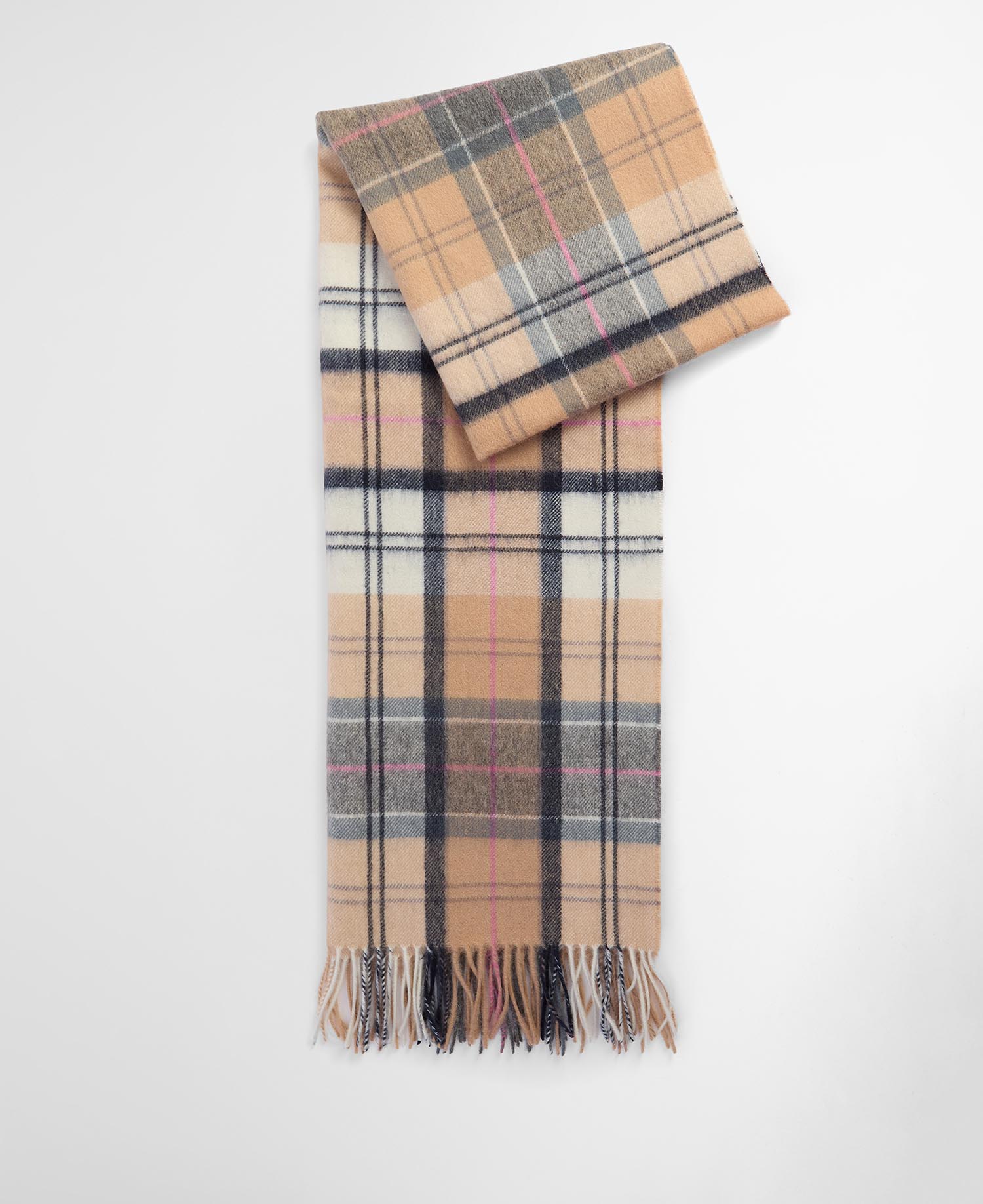 

Шарф Barbour Serena Tartan Lambswool, Dress/Hessian