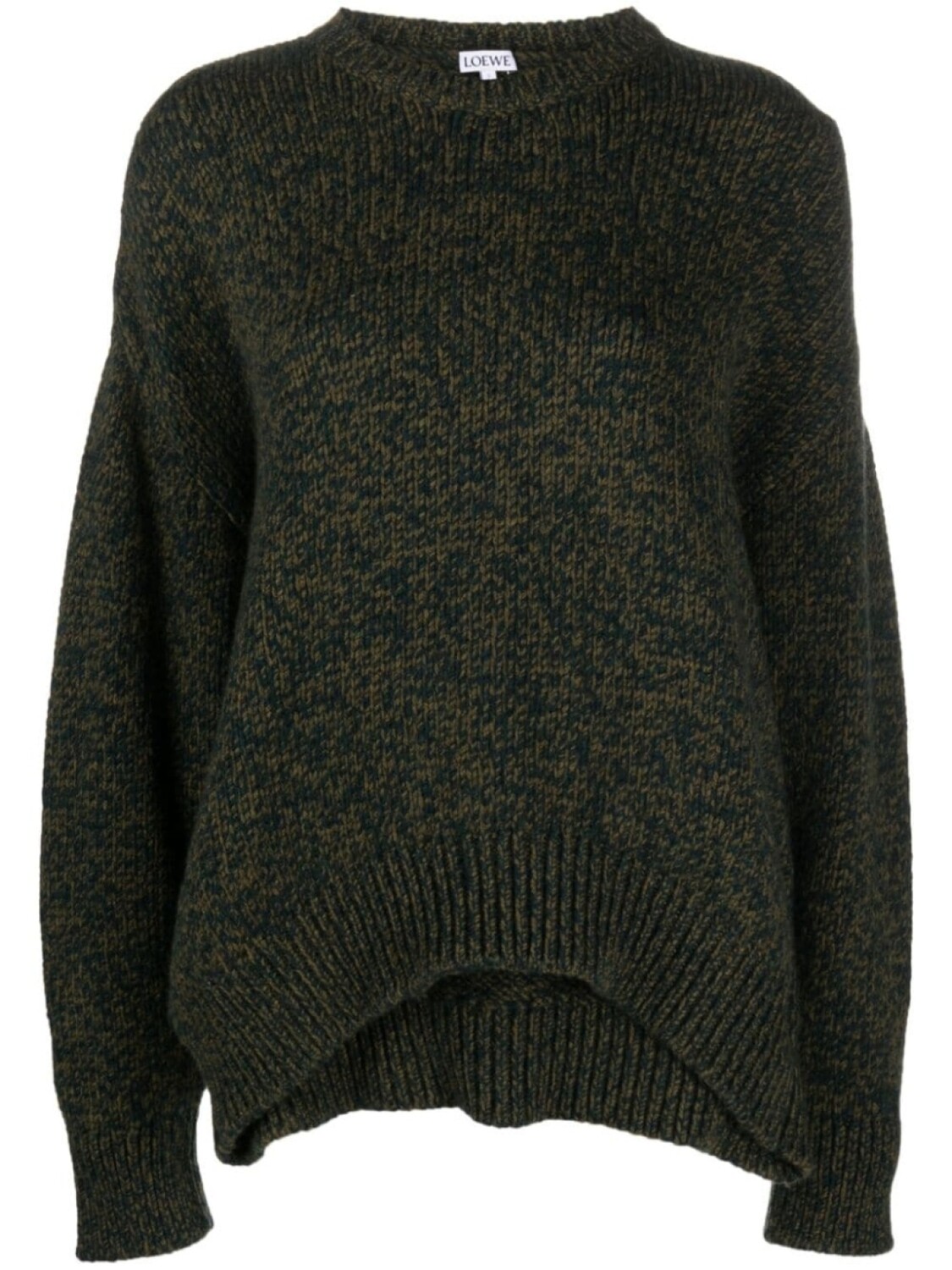 

LOEWE джемпер со вставками, зеленый