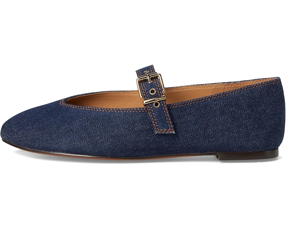 Балетки Madewell Hera Grommet Mary Jane Flat, цвет Dark Denim Multi — фото 4