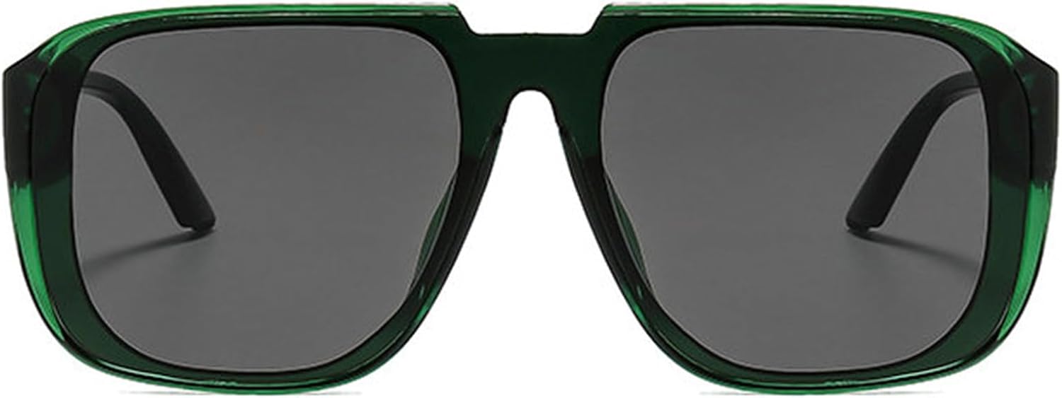 

Солнцезащитные очки Willochra большого квадратного размера для женщин, солнцезащитные очки-пилот для женщин и мужчин, модные прямоугольные солнцезащитные очки-щитки, C2