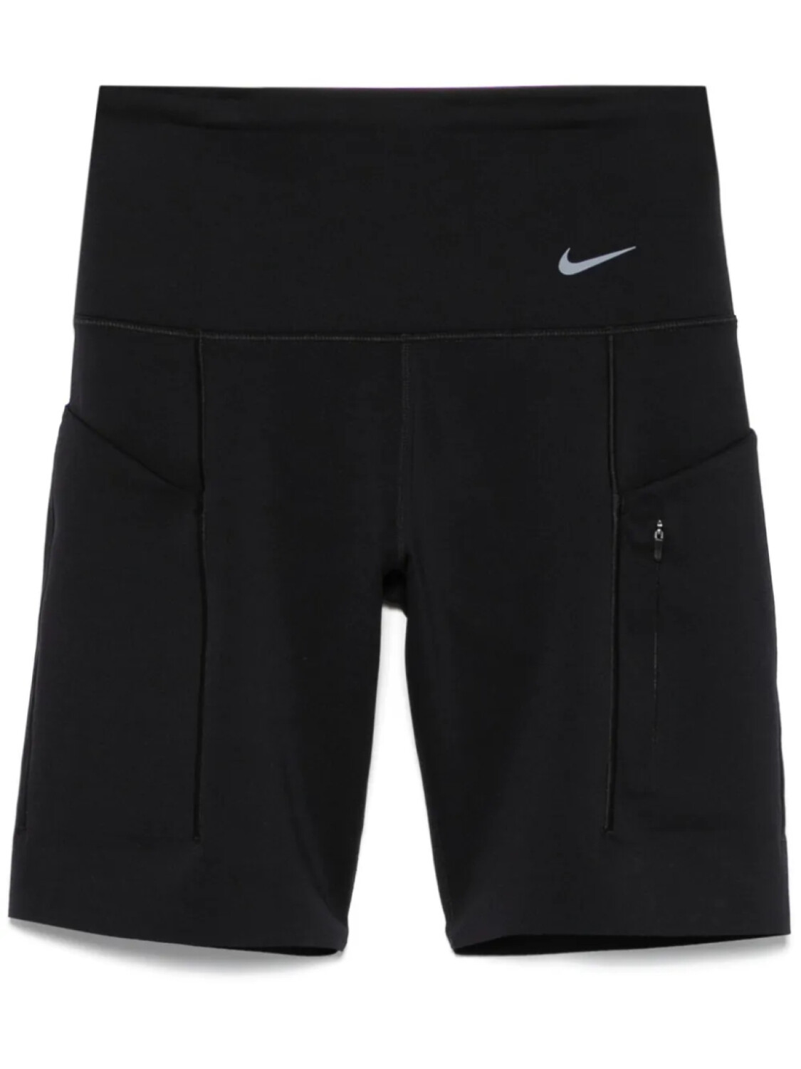 

Nike облегающие шорты с завышенной талией, черный