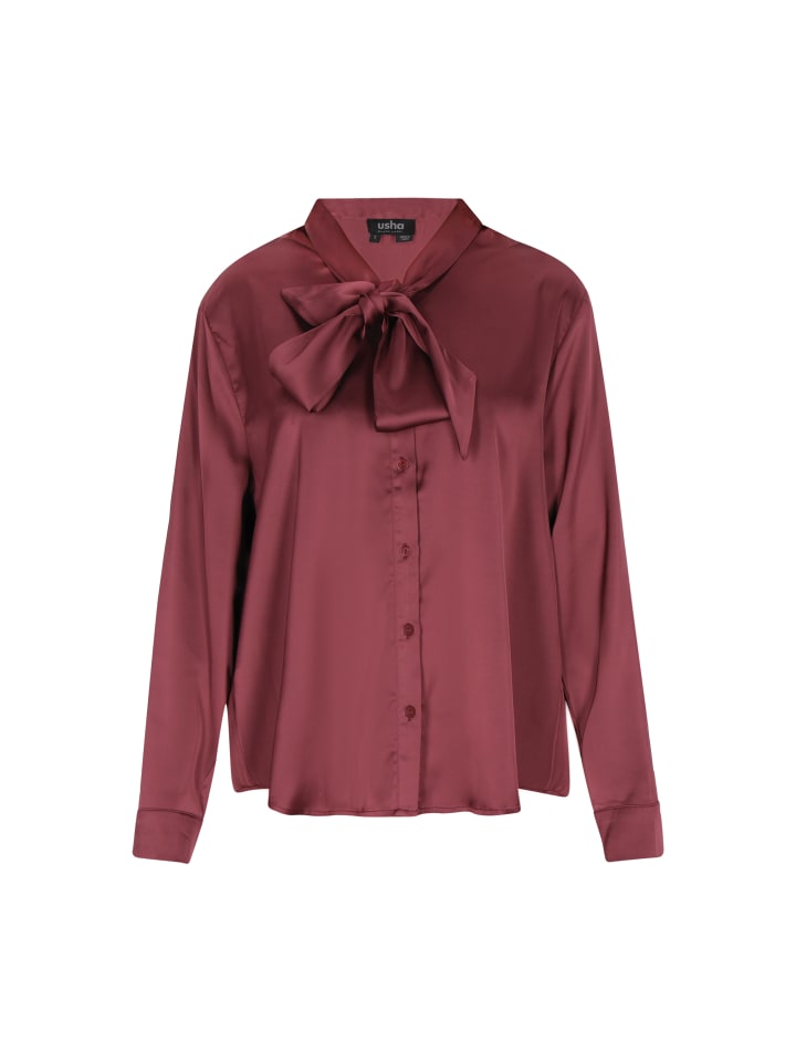 

Usha BLACK LABEL Женская футболка бордового цвета, Красный, Usha BLACK LABEL Женская футболка бордового цвета