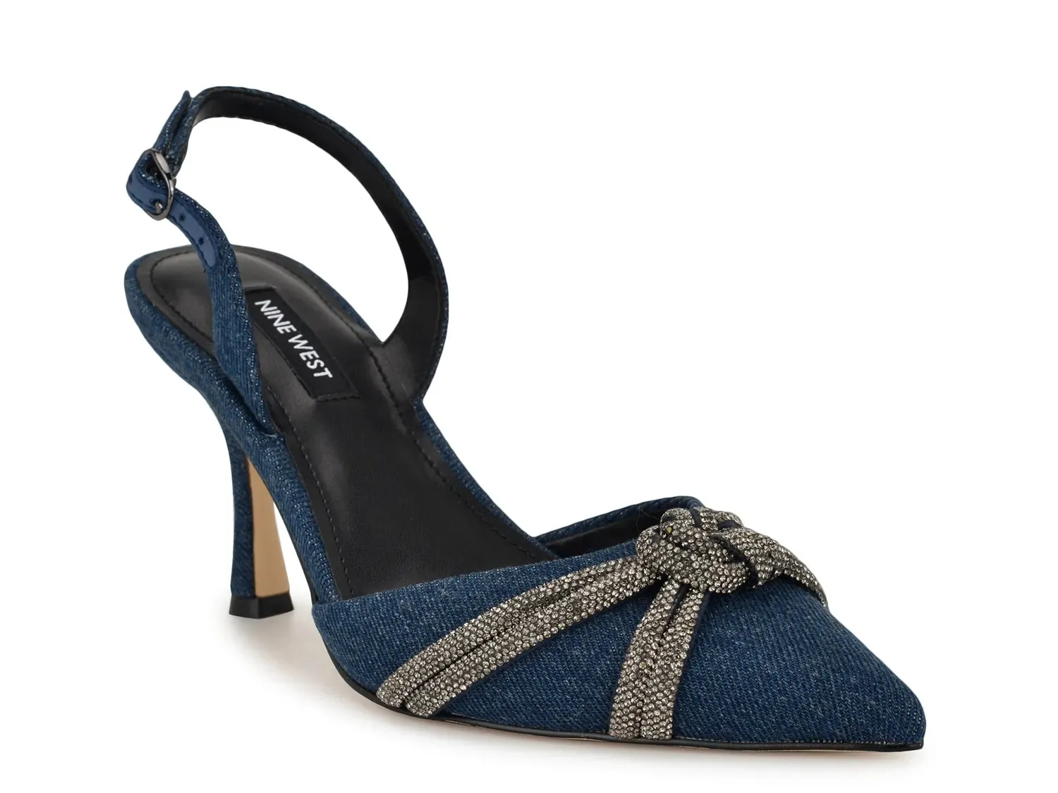 Туфли-лодочки Nine West Deby Pump, темно-синие джинсы