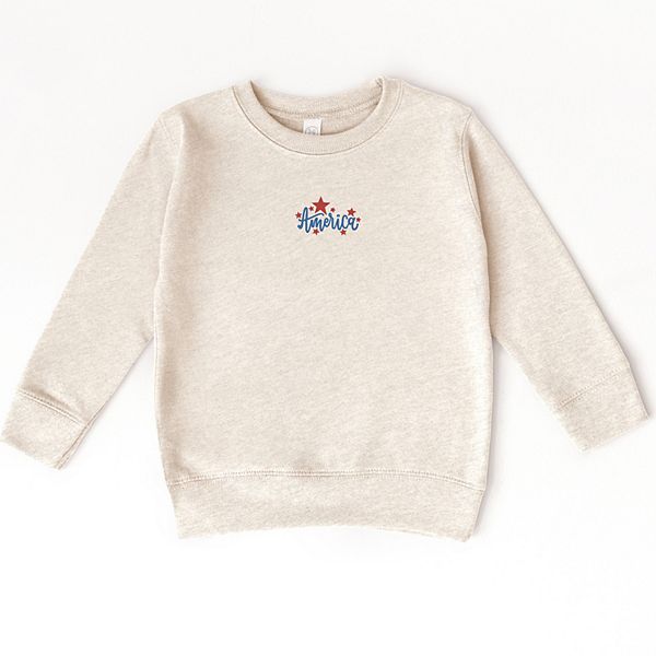 

Толстовка для малышей с вышитыми звездами america The Juniper Shop, Natural