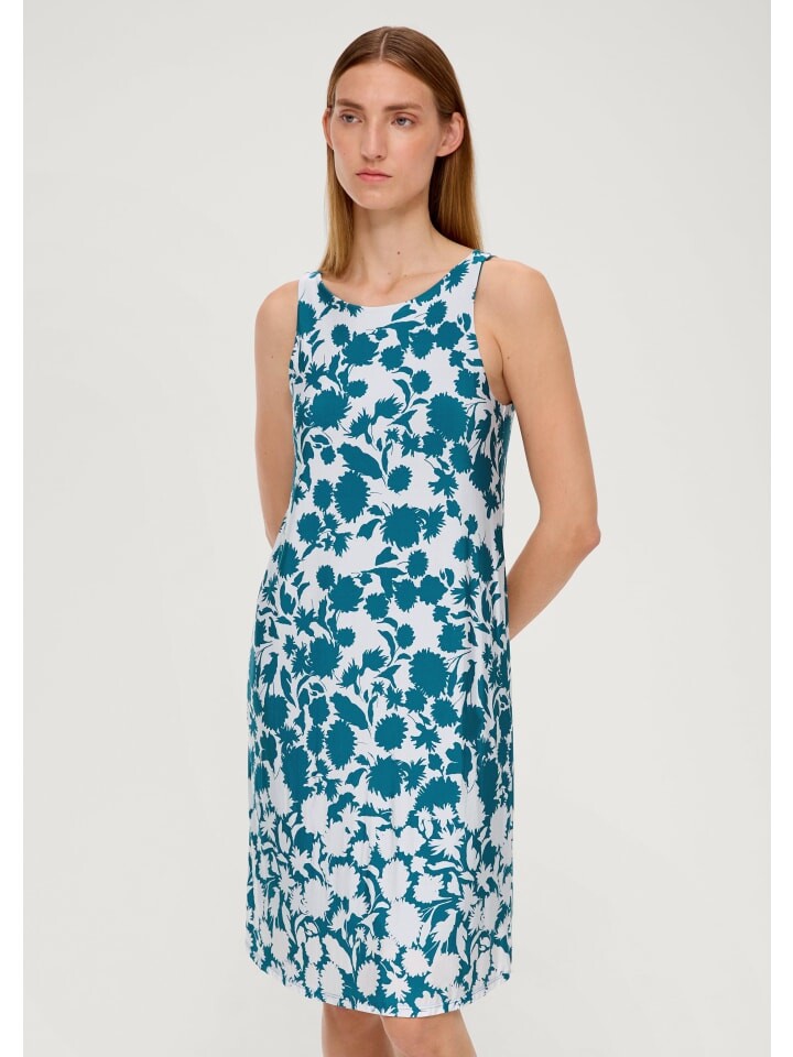 

Короткое платье s.Oliver BLACK LABEL Kleid kurz, бирюзовый
