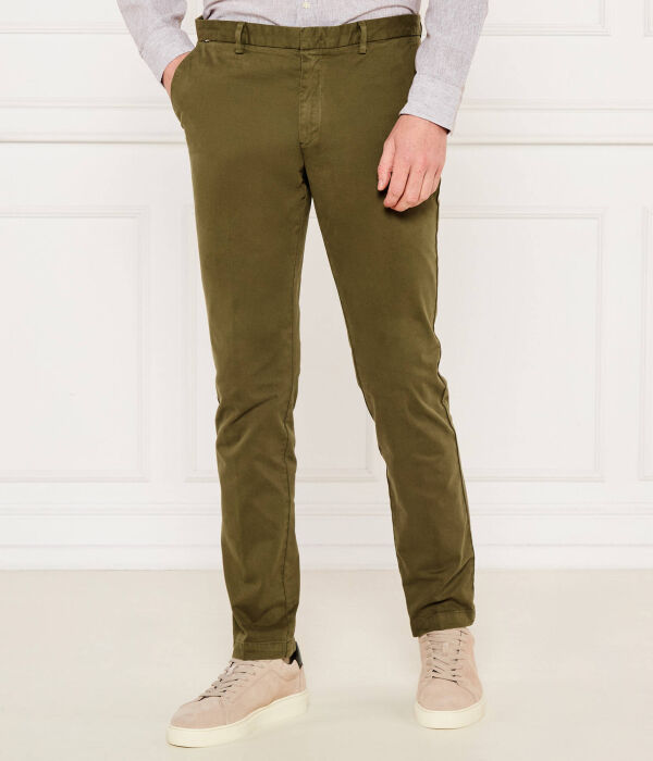 

Брюки чинос kaito1 Slim fit Boss, хаки