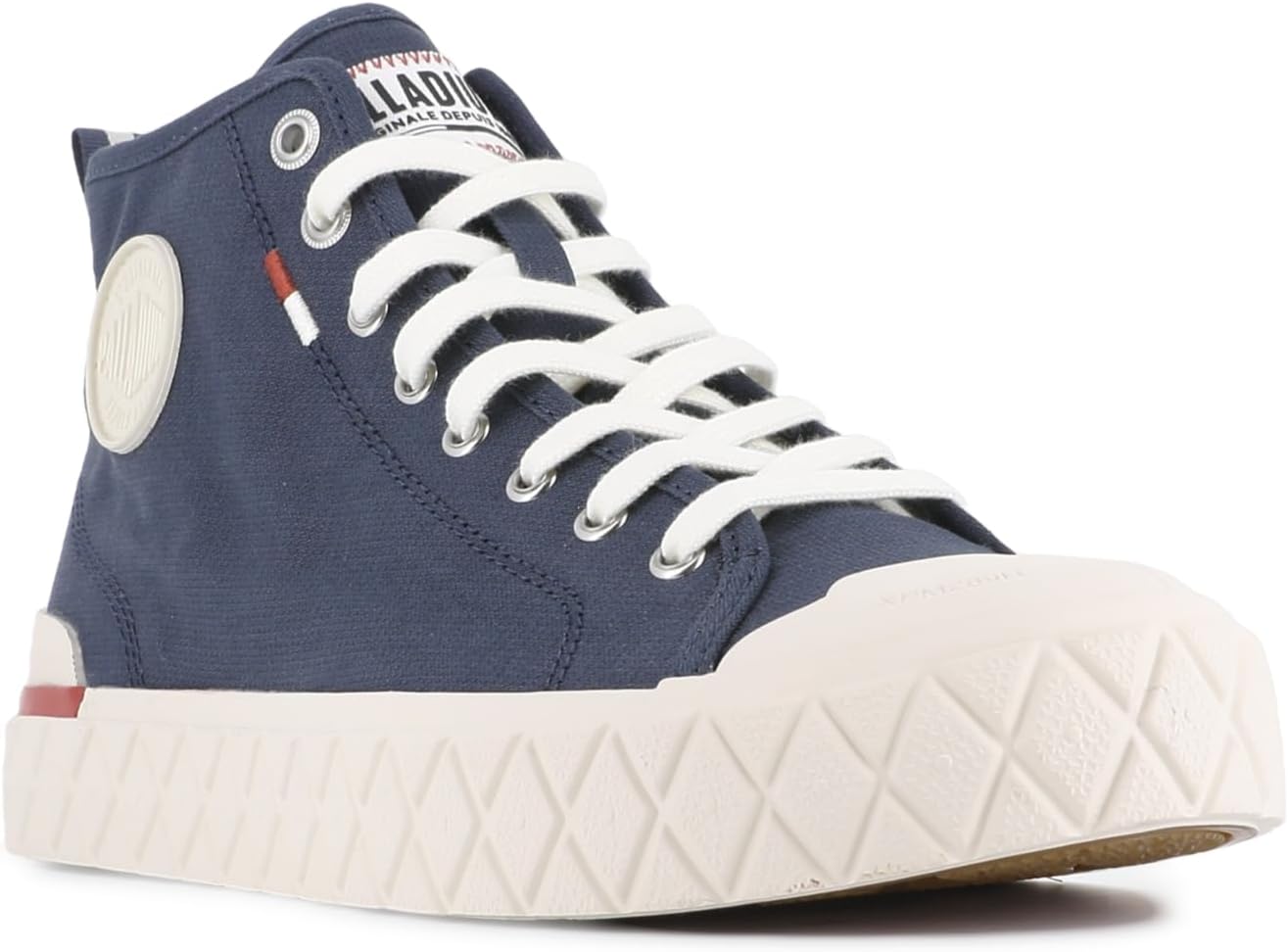 Кроссовки Palladium Unisex Palla Ace Mid из органического канваса на шнуровке, темно-синий — фото 2
