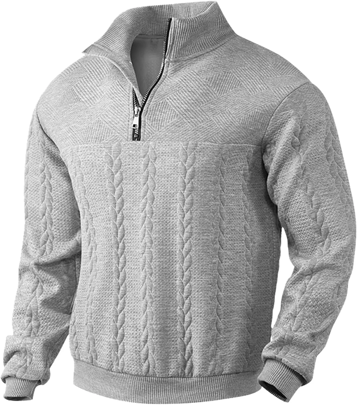 

Толстовка-поло для мужчин с воротником-стойкой и длинными рукавами DMOYALA